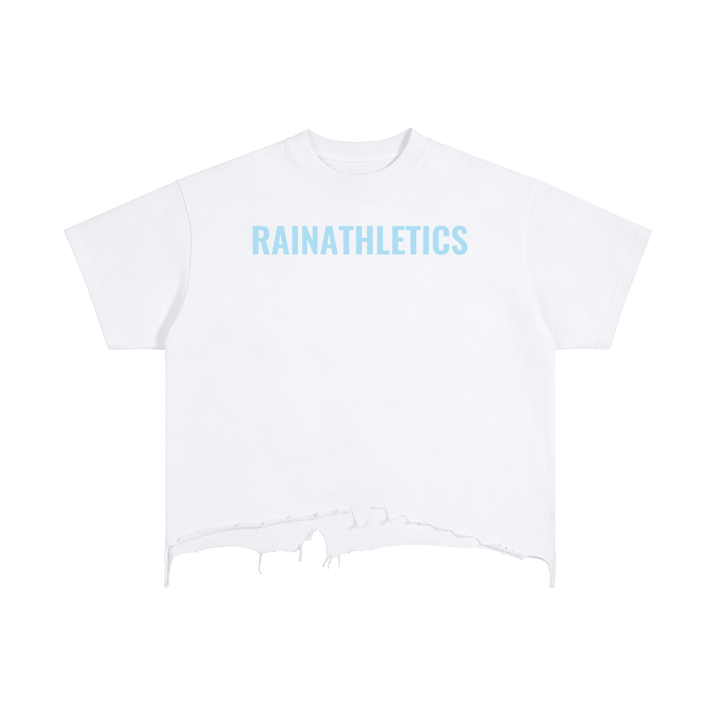 Vintage Wash Boxy Distressed Hem T-Shirt