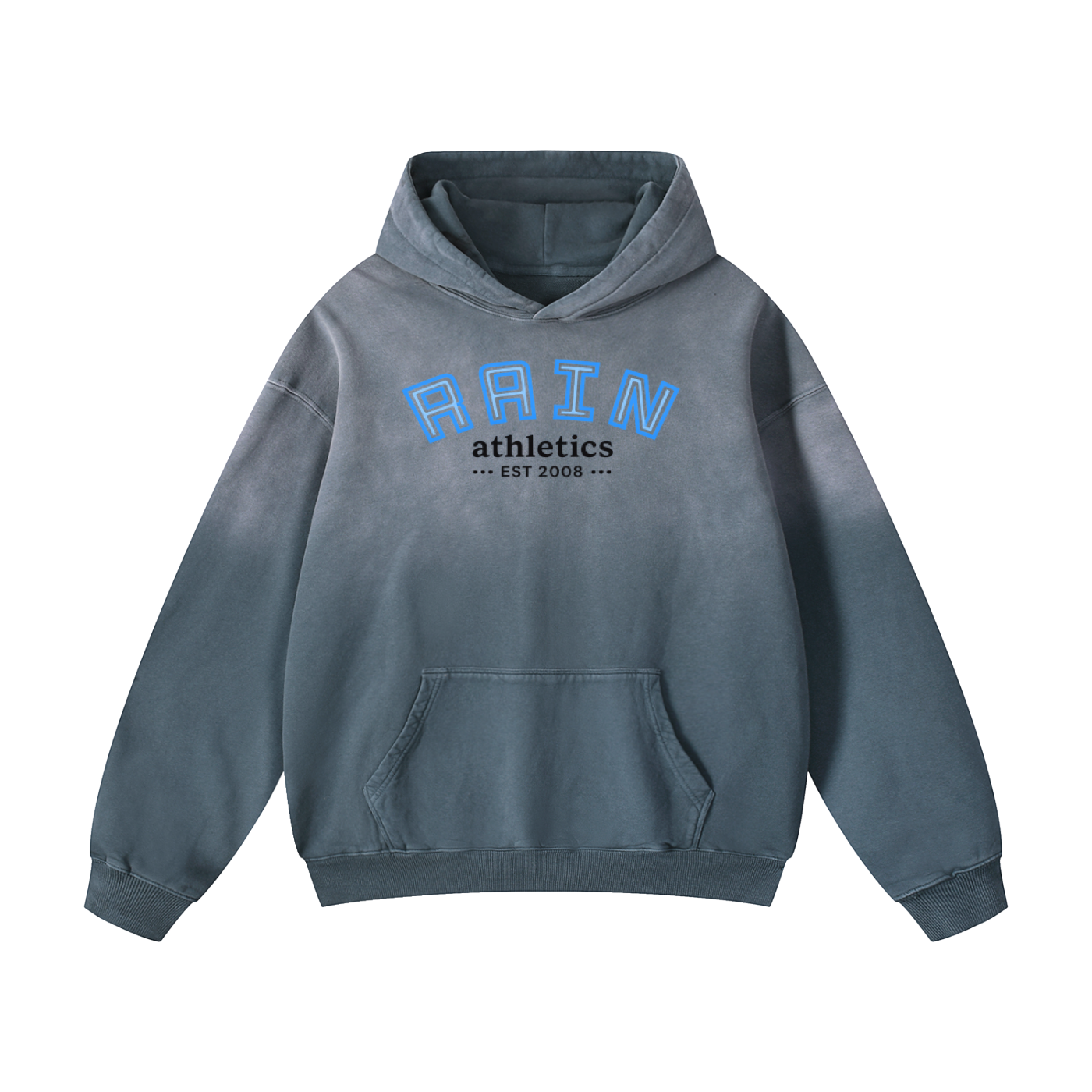 Heavyweight Sunfade Oversized "WEATHER THE SET" Hoodie