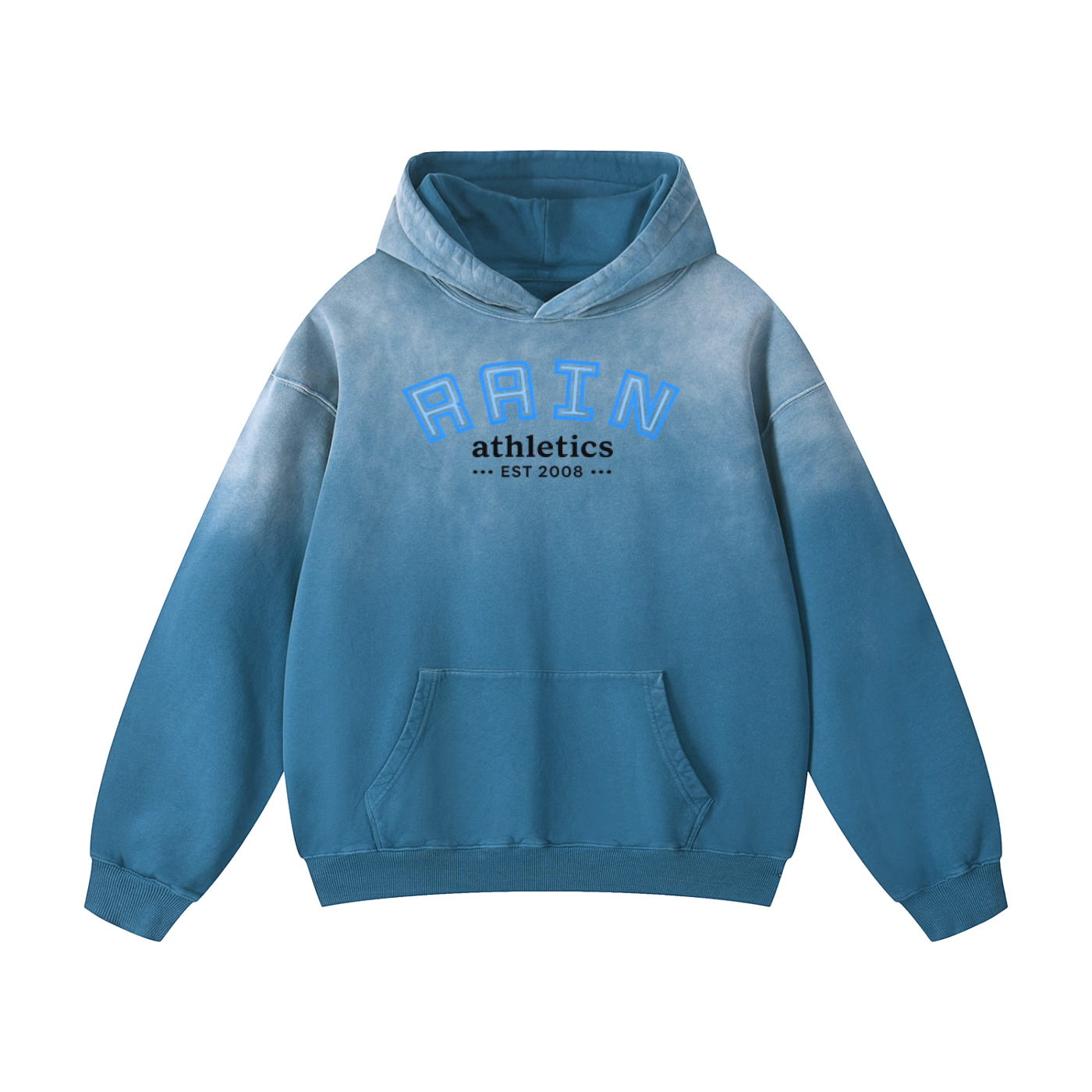 Heavyweight Sunfade Oversized "WEATHER THE SET" Hoodie