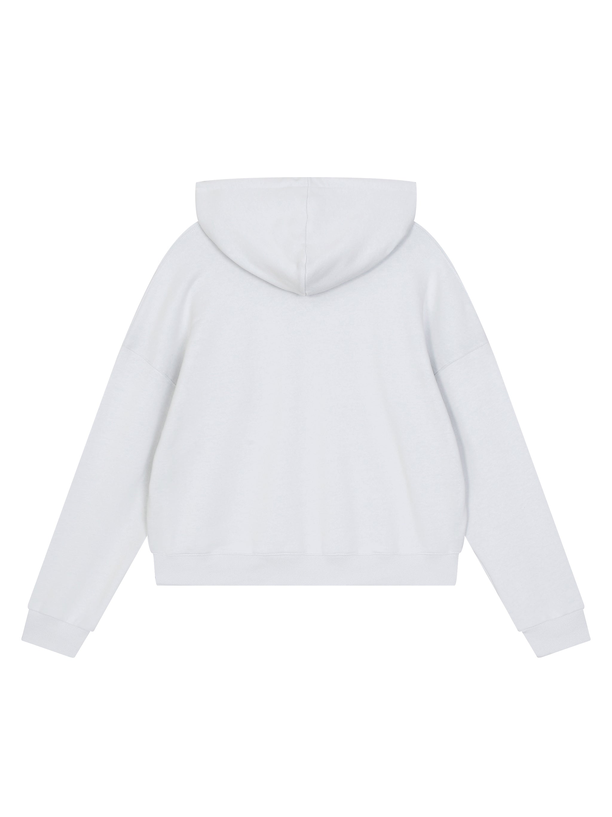 Contrast "WEATHER THE SET" Drawstring Hoodie